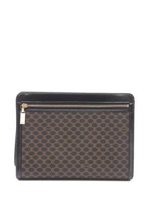 Celine Pre-Owned Macadam clutch bag - Black