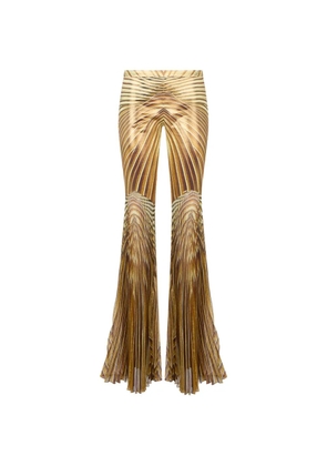Roberto Cavalli pleated trousers - Gold