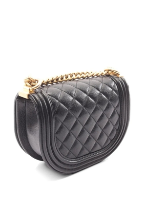 CHANEL Pre-Owned 2021 Boy Chanel chain shoulder bag - Black