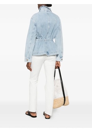Gant belted button-up denim jacket - Blue