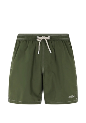 MC2 Saint Barth Patmos contrast-stitch swim shorts - Green