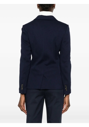 Gant single-breasted notch-lapel blazer - Blue