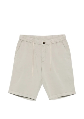 Alley Docks 963 drawstring twill shorts - Grey