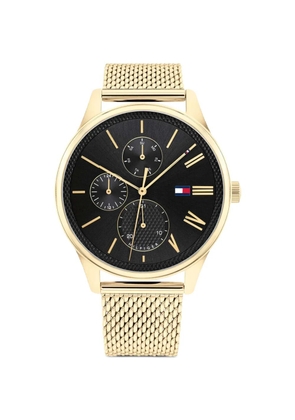 Tommy Hilfiger Damon mesh-strap 44mm watch - Black