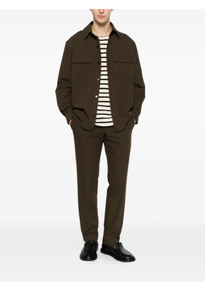 Karl Lagerfeld logo-patch trousers - Brown