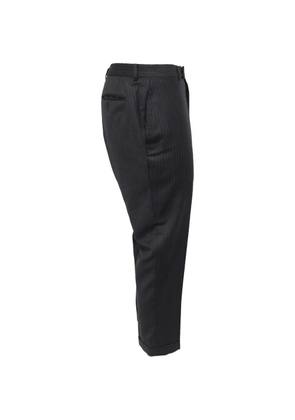 Tom Ford Vintage pinstripe cropped trousers - Black