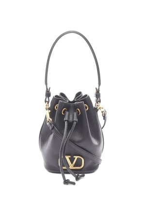 Valentino Garavani Pre-Owned 2010s VLogo bucket bag - Black