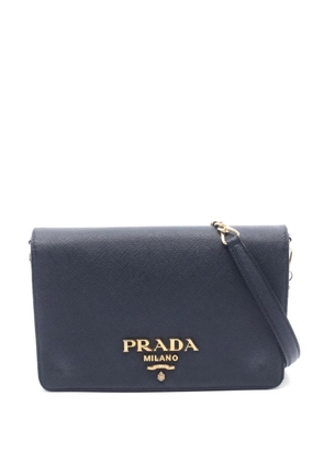 Prada Pre-Owned 2000s Saffiano leather shoulder bag - Black