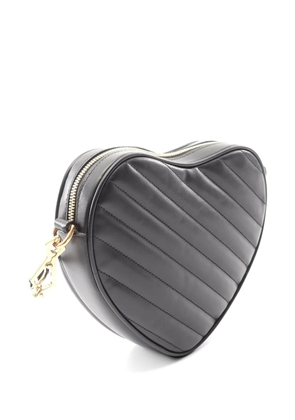 Gucci Pre-Owned 2010s Interlocking G heart-shaped shoulder bag - Black