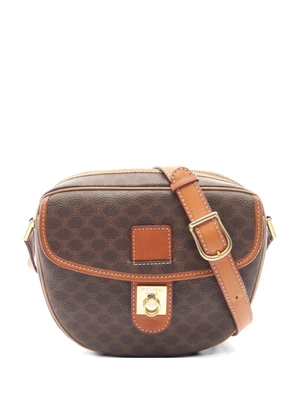 Celine Pre-Owned 2000s Macadam shoulder bag - Brown