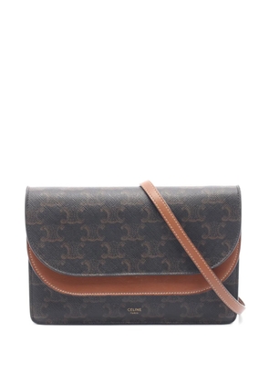 Celine Pre-Owned 2010s Triomphe shoulder bag - Black