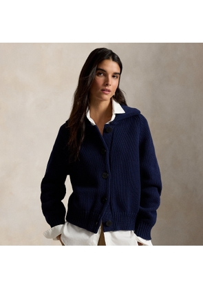 Cotton-Blend Buttoned Cardigan