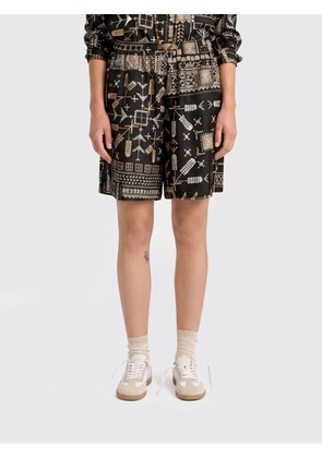 MOMONÌ Shorts Woman color Black