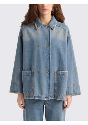 MOMONÌ Jacket Woman color Blue