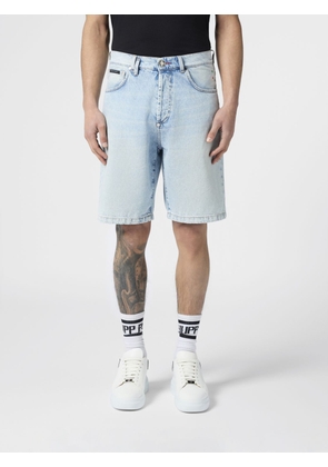 PHILIPP PLEIN Shorts Men color Denim