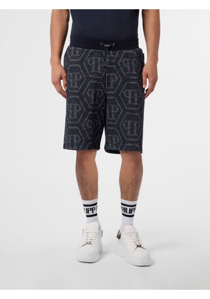 PHILIPP PLEIN Shorts Men color Navy