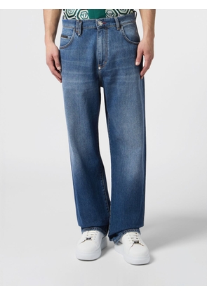PHILIPP PLEIN Jeans Men color Blue