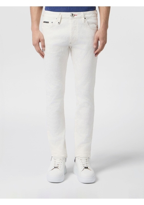 PHILIPP PLEIN Jeans Men color White