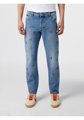 PHILIPP PLEIN Jeans Men color Denim