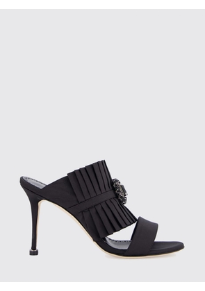 MANOLO BLAHNIK Heeled Sandal Woman color Black
