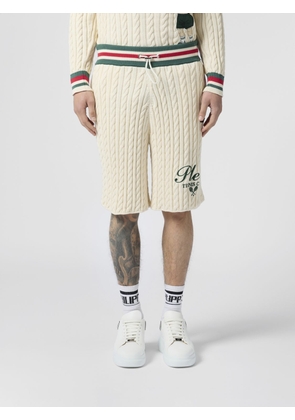 PHILIPP PLEIN Shorts Men color White