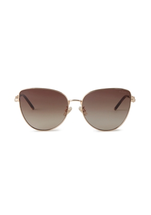 Mulberry Women's Maisie Sunglasses Gold-Brown