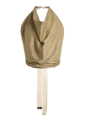 Tae Park Exclusive Embellished Silk Napkin Top - Moda Operandi