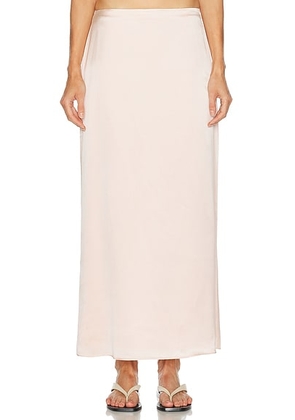 SRG Sutton Silk Skirt in Dusty Rose - Rose. Size S (also in XXS, XS, M, L, XL).