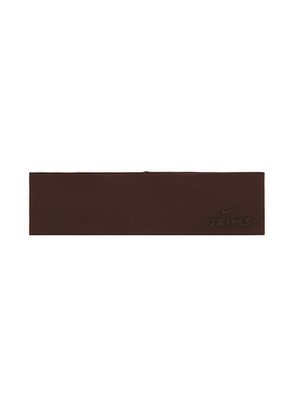 NikeSKIMS Dri-FIT Headband in Dark Sepia - Brown. Size all.