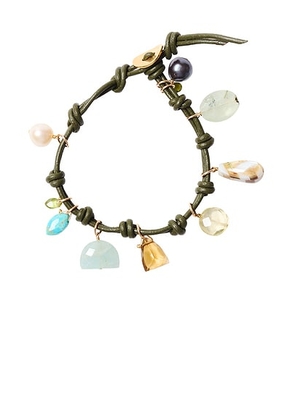 CHAN LUU Charm Bracelet in Green - Green. Size all.
