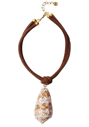 CHAN LUU Conch Necklace in Brown - Brown. Size all.