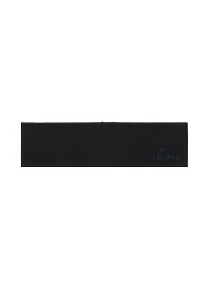 NikeSKIMS Dri-FIT Headband in Obsidian - Black. Size all.