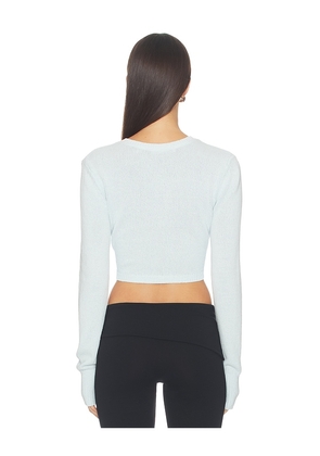 FRAME x Alexandra Leclerc The Joyride Cardi in Blue. Size XS. Also in L, M, XL.