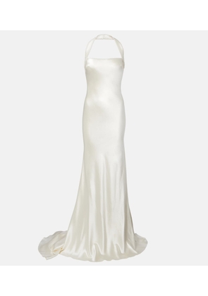 Danielle Frankel Bridal Presley wool and silk gown