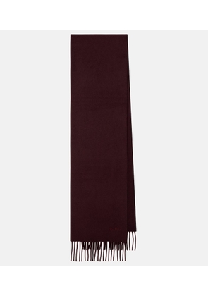 Max Mara Logo wool scarf