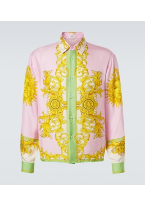 Versace Printed silk shirt