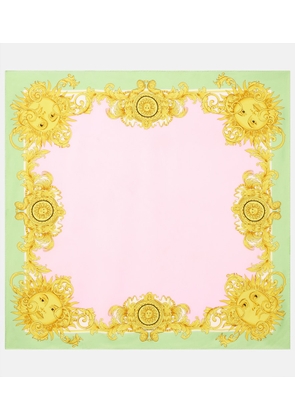Versace Printed silk twill scarf