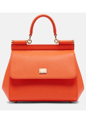 Dolce&Gabbana Sicily Small leather top-handle bag