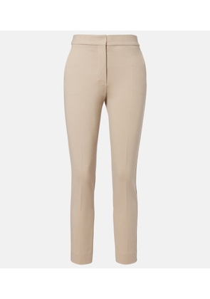 Max Mara Cropped jersey slim pants