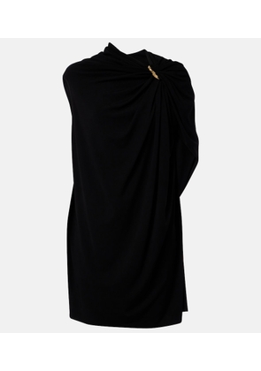 Sportmax Draped crepe minidress