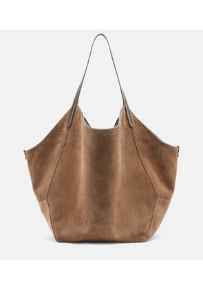 Brunello Cucinelli Medium suede tote bag