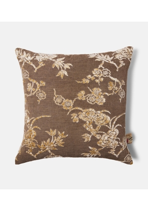 The House of Lyria Cotognastro cotton and linen-blend cushion