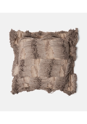 The House of Lyria Bolma wool and cotton cushion