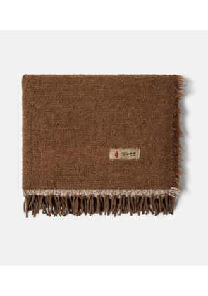The House of Lyria Garison alpaca, wool, and cashmere throw