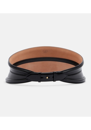 Alaia Tube leather belt