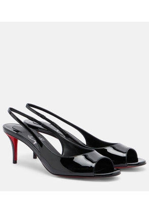 Christian Louboutin Miss Z patent leather slingback sandals