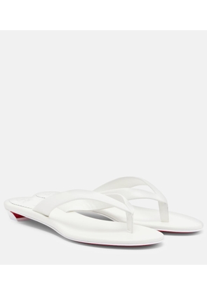 Christian Louboutin Miss Z leather thong sandals