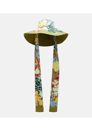 Alemais Solstice floral cotton sun hat
