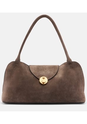 Versace Vivian suede shoulder bag