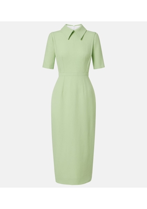 Emilia Wickstead Valletta wool crepe midi dress